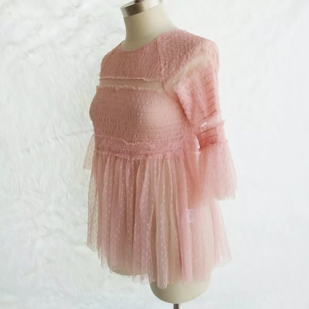Pink Tulle Top - Picture 4 of 12